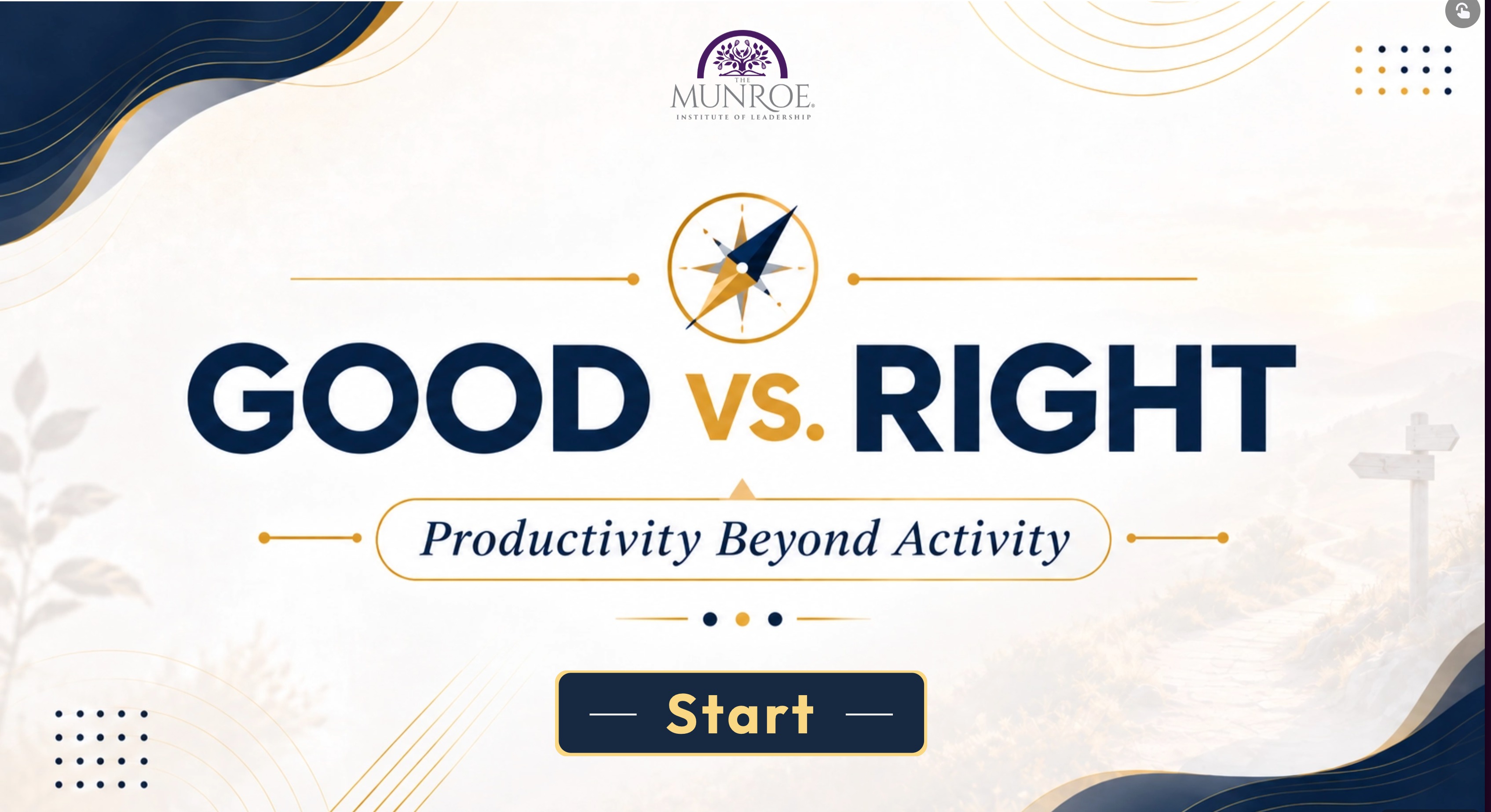 Good vs Right: Productivity Beyond Activity
